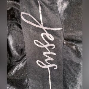 Justify Black Jesus Leggings - Women’s Medium